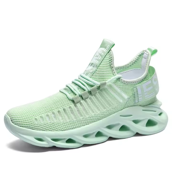 Zapatillas de Correr para Hombres Suela de Goma Antideslizante, Cómodas y Transpirables para Entrenamiento en Gimnasio, Caminar, Moda Casual - 1