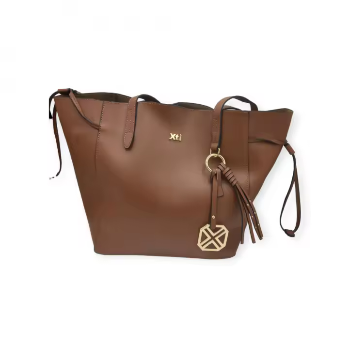 BOLSO MARRON ADORNO DORADO XTI 184185 - 1