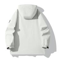 Chaqueta De Senderismo Ligera Para Mujer Color Sólido Manga Larga Suéter Con Capucha Impermeable Y Resistente Al Viento Ropa De Exterior - details 17
