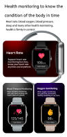Reloj Inteligente LAXASFIT 2025 Bluetooth Monitor De Sueño Música Compatible Con Android E iOS Regalo Para Hombre Y Mujer - details 1