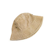 Gorro De Pescador De Leno Estilo Coreano Color Sólido Retro Lavado Sombrero De Vaquero Para Hombres Y Mujeres Con Pico Ancho Protección Solar Casual - details 18