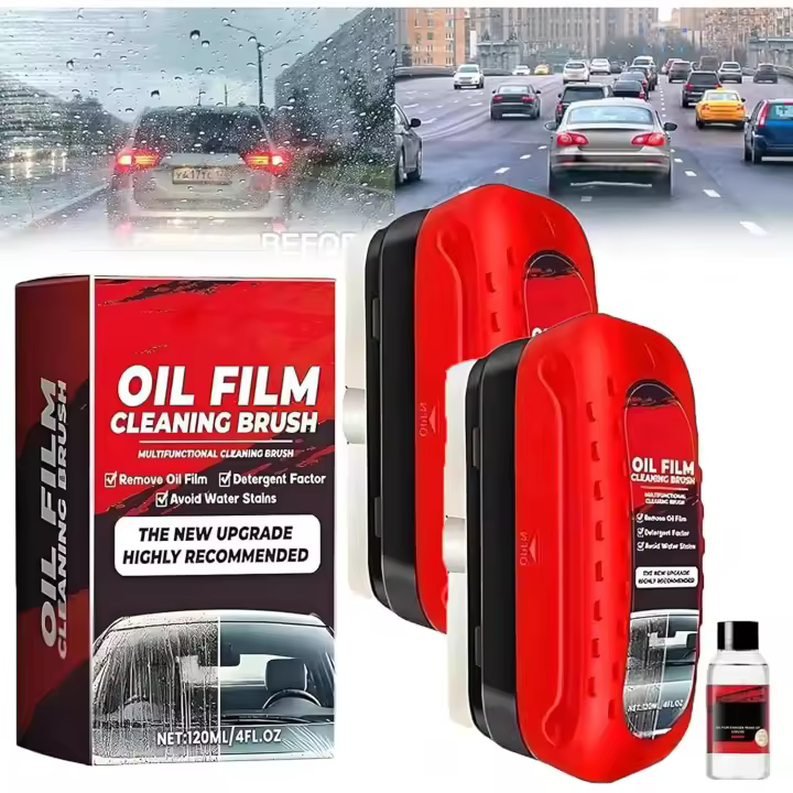 Limpiador de vidrios Boministore, limpiador de autos Boministore (2025), limpiador de película de aceite para vidrios de autos Azhouses, removedor de película de aceite para parabrisas (2 piezas) - 1