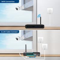 Cámara IP WIFI Exterior Impermeable H.265 Seguridad CCTV Con Detección De Movimiento Humano XMEye/ICSEE APP 5MP 3.6mm Lente - details 5