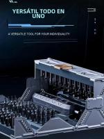 JAKEMY JM-8193 Set De Destornilladores Eléctricos 180 En 1 Mini Estuche Con LED Magnético Torx Hex Profesional Herramientas De Reparación - details 1