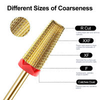 Cabeza De Moldeo Trapecio Y Taperada En Acero De Tungsteno De Alta Calidad Para Manicura Y Pedicura Bit De Taladro De Carburo Para Uñas - details 4