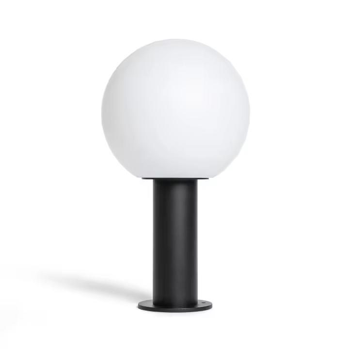Ledkia Baliza Sobremuro Exterior Aluminio Tondu Negro - 1
