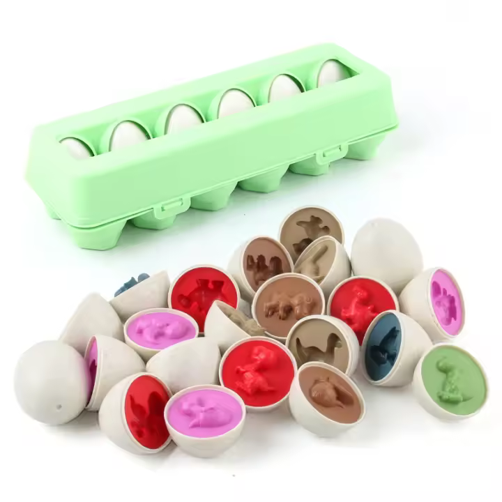 Juguete Educativo Para Bebés Huevo Inteligente Juegos De Alineación De Formas Sorters Montessori Juguetes Para Niños Y Niñas Edad 2-4 Años - 1