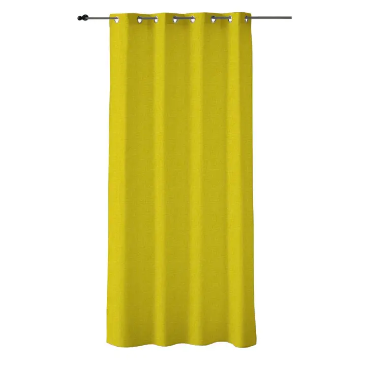 VALENTIA HOME Cortina modelo BALEAR  de Tela Lisa con ollaos de 140x260cm,  12 Colores Disponible,  Cortina Para Salón Dormitorio y Oficina, Moderna Decorativ - 1