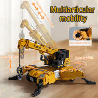 Juguete De Excavadora Y Grúa Transformable De Aleación De Latón Y Plástico Para Niños Vehículo De Inercia Para Regalo - details 1