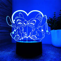 Lámpara De Noche Ilusión 3D Con Control Remoto Y Toque Inteligente Decoración De Habitación En Forma De Animal Regalo Para Cumpleaños San Valentín Y Navidad - details 1