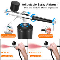 Mini Aerógrafo Portátil Para Uñas Y Maquillaje Compresor De Pintura Airbrush Para Decoración De Uñas Y Pasteles Sin Cable - details 3