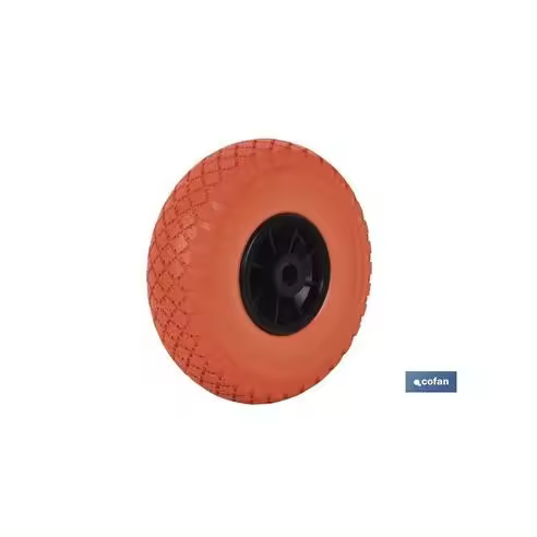 Cofan Rueda Carretilla Almacen Impinchable con Rodam - Resistente - 1