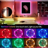 Tira De Luz LED RGB Con 3 Botones 1-30m Para Decoración De Habitaciones Control Remoto Inteligente Para Iluminación Creativa - details 2