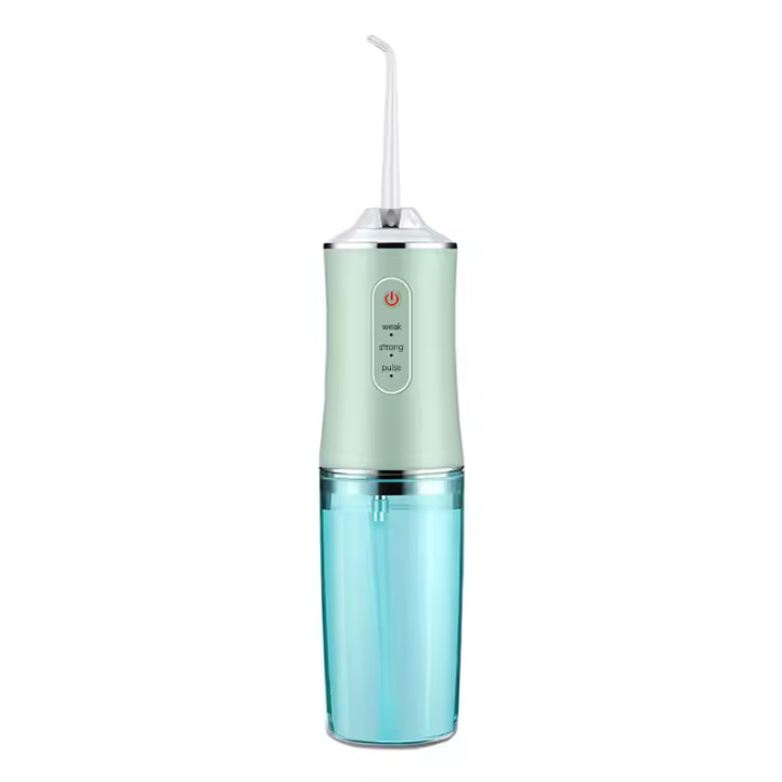 Irrigador Oral Eléctrico Portátil Limpiador Dental Con 4 Cabezales Y 3 Modos De Uso Recargable Fregador De Dientes Jet De Agua - 1