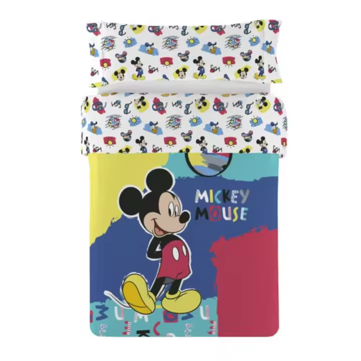 New Import Funda nórdica reversible 2 piezas Mickey Patch - 1