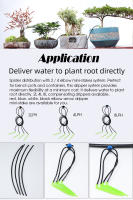 Kit De Riega Por Goteo Micro 50PCS Verde Con Emisores Para Caña De 3/5mm Para Jardín Bonsái Ahorro De Agua Y Eficiencia - details 2