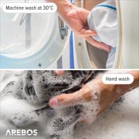 AREBOS Chaqueta Térmica Calefactable Negra Chaqueta Outdoor Unisex - details 28