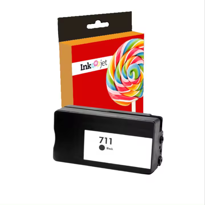Compatible HP 711XL / CZ133A Negro Cartucho de Tinta Pigmentada - 1