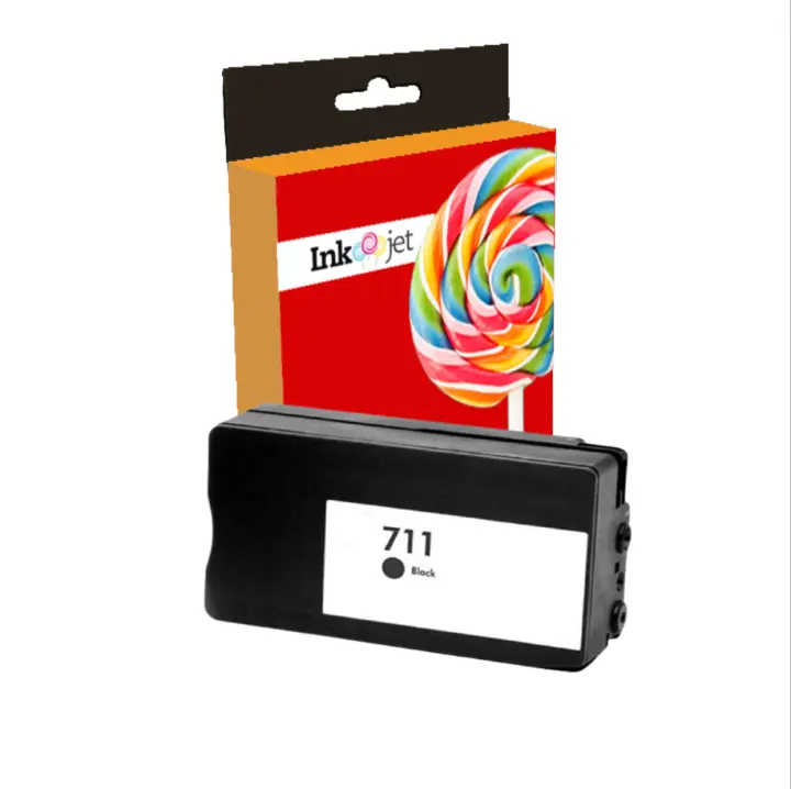 Compatible HP 711XL / CZ133A Negro Cartucho de Tinta Pigmentada - 1