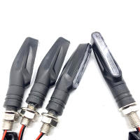 4pcs Luz De Señal De Giro LED Para Motocicleta Flashes Flujo De Agua Luz De Señal Trasera Indicadores De Freno Secuenciales - details 4