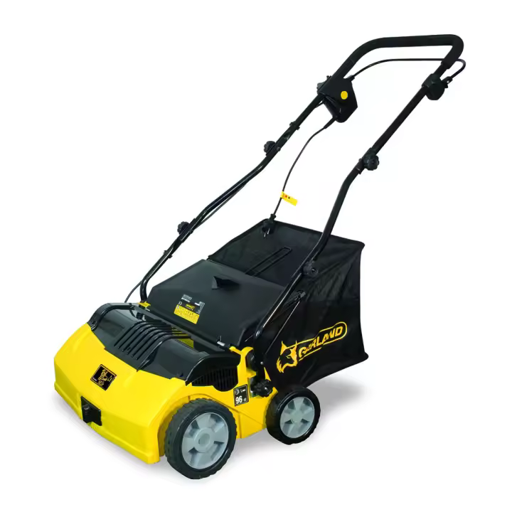 Garland Roll&Comb 502E-V19 - Peinadora/Barredora Césped Artificial Eléctrica Enchufable - 1.600 W - 15'6 Kg - 40 Cm Ancho - Altura Regulable - Saco de Recogida 40 L - Apto Hasta 350 M2 - 1