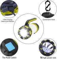 Luz de camping recargable, Indoor de camping 6 Modos de Luz, IPX4 waterproof, Indoor Perfecta para Huracán, Emergence, de Energía Cortés, USB cable incluido - details 3