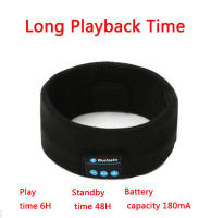 CincoGanas Auriculares Bluetooth Compatible Con Music Sport Headbands Para Hombre Y Mujer Con Micrófono Mascarilla Ocular Suave Bandas De Cabello Para Yoga - details 5