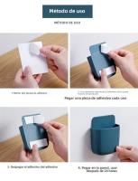Estante De Pared Para Almacenamiento Organizador De Teléfonos Móviles Y Control Remoto Para Aire Acondicionado Y TV - details 2