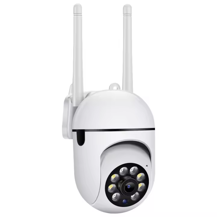Cámara Vigilancia WiFi Exterior 360°, Cámara IP Vigilancia de Seguridad, AI Detección de Humana, Seguimiento Automático, Sirena, Visión Nocturna Color, Audio Bidireccional - 1