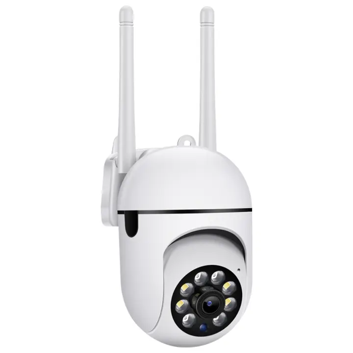 Cámara Vigilancia WiFi Exterior 360°, Cámara IP Vigilancia de Seguridad, AI Detección de Humana, Seguimiento Automático, Sirena, Visión Nocturna Color, Audio Bidireccional - 1