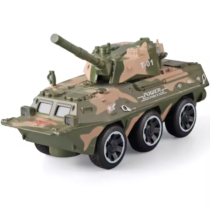Juguete De Tanque De Combate Con Sonido Y Luz Juguetes Educativos Para Niños Material Metálico Duradero Y Seguro - 1