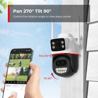 Cámara PTZ WIFI IP BESDER Con Tres Lentes 8X Zoom 8MP HD AI Auto Tracking Cámara De Seguridad Exterior P2P CCTV Surveillance iCSee - details 8