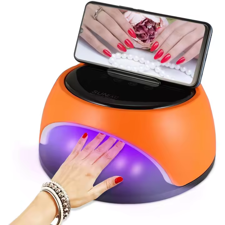 Lámpara de uñas LED UV, secador de uñas UV de Alta Potencia de 360 W con soporte para teléfono - 1