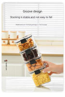 Caja De Almacenamiento Transparente Rectangular Plegable De Grado Alimenticio Sellado Para Cocina 450ml 900ml Anti-humedad - details 4