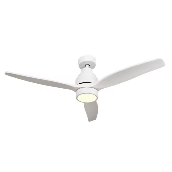 Mellerware - Ventilador de Techo con Luz y Mando a Distancia, Mod.2024, COLOR BLANCO, Doble Sentido Aspas, Ahorro Energético, 6 Velocidades, Temporizador,  Montaje Sencillo - 1