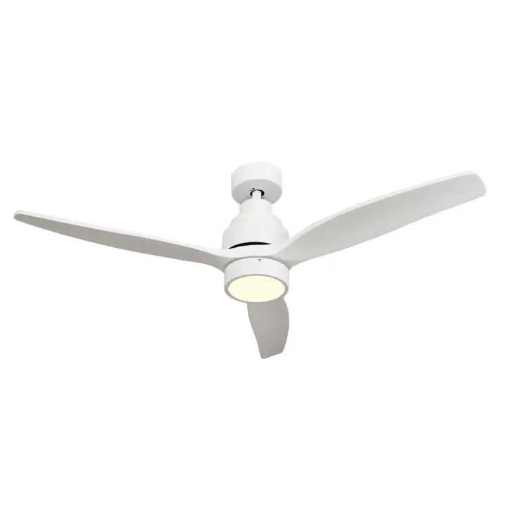 Mellerware - Ventilador de Techo con Luz y Mando a Distancia, Mod.2024, COLOR BLANCO, Doble Sentido Aspas, Ahorro Energético, 6 Velocidades, Temporizador,  Montaje Sencillo - 1