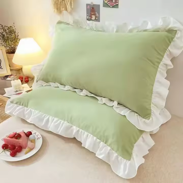 Funda De Cojín European Princesa With Flying Decorative Algodón Cierres Invisible Para Decoración Del Hogar Y Cama - 1