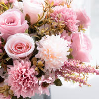Arco De Rosas Artificiales De Alta Calidad Para Decoración De Navidad Y Año Nuevo Estilo De Flores Silken Hydrangeas Para Casa - details 7