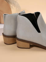 SP Botas Chelsea nuevo Botas de Mujer Botas Gruestas Tacón Bajo Botas de cuero botines retro Primavera y botas individuales Botas Cortas Mujer, - details 27