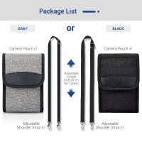 Estuche Para Cámara Sin Espejo JJC Para Sony A6700 A6600 A6500 A6400 A6300 A6100 A6000 ZV1F ZV-E10 Ricoh GR3 HDF GR IIIx GRIII - Bolsa De Viaje Ajustable Y Resistente Al Agua - details 6
