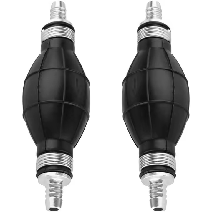 Bomba de 8 mm, 2 bombas de combustible con bombilla de imprimación para combustible, automóvil, jardín, - 1