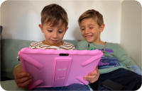 Save Family Tablet niños Evolution 10" ROSA OctaCore  4+64Gb Boton SOS WiFi Datos Doble Control Parental Control de Contenido Anti Bullying Juegos Modulo Savemily Montessori Certificada por Google NO INCLUYE SIM - details 2