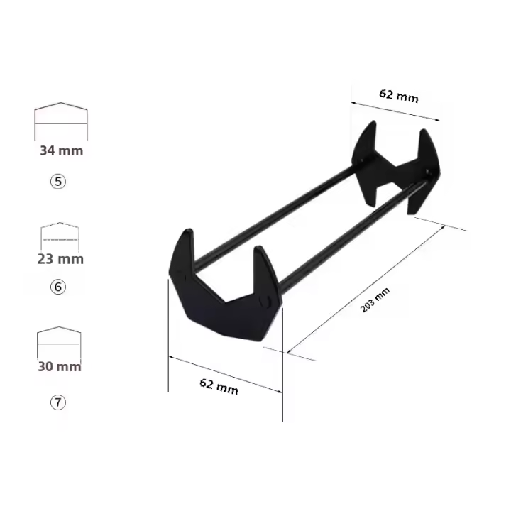 Llave De Tornillo Hexagonal Para Grifo De Baño Herramienta De Reparación Doméstica Y Plomería Conjunto De Herramientas De Plomería - 1