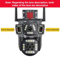 Cámara PTZ WiFi 12MP 4K Con Lente Dual Tres Pantallas Protección Al Aire Libre Detección De Movimiento CCTV IP Vigilancia Exterior - details 1