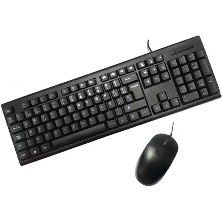 COOLBOX POWER CASE COMBO TECLADO/RATON USB NEGRO (PC-CASE) - 1