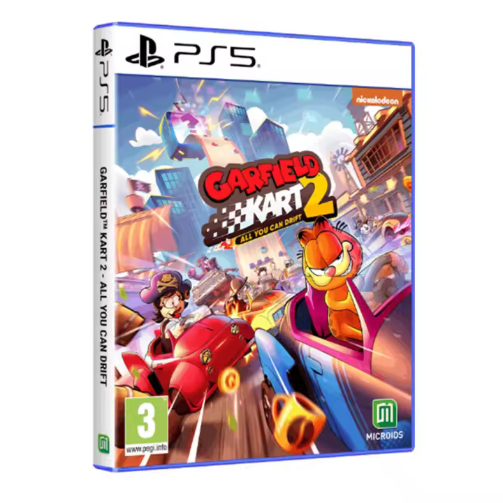 GARFIELD KART 2 ALL YOU CAN DRIFT PS5 - Nuevo a estrenar - PAL España - Meridiem Games - PREVENTA - Lanzamiento 09/09/2025 - 1