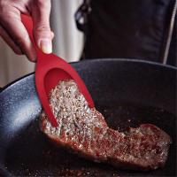 Espátula multinacionales para Freir Carne, dos en uno, para Alimentoss, para sardén, para tortillas, color Rojo - details 0