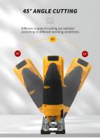 Sábanas Curvas Eléctricas Portátiles Dewalt 2700RPM Motor Brushless Para Batería 20V Herramienta De Trabajar En Madera Ajustable - details 6