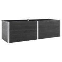 vidaXL Arriate de jardín WPC gris  Dimensiones 200 x 50 x 54 cm,  200 x 50 x 91 cm,  200 x 100 x 54 cm y mas - details 4
