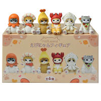 Figura De Anime Miniatura Mfusand Shark Cat Cos Sanrio En Caja Sorpresa Ornamento De Animal Fruta Juguetes Para Niños Regalo De Cumpleaños - details 18